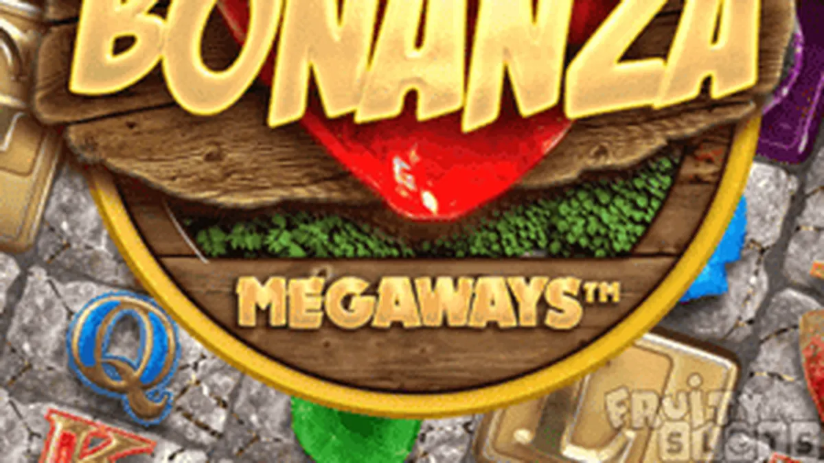 Tampilan visual grid pertambangan emas pada slot Bonanza Megaways